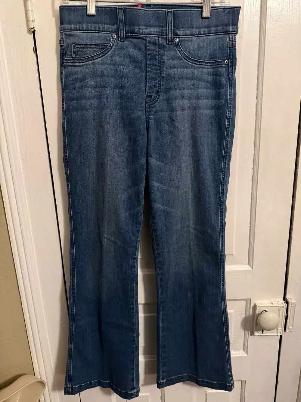 Spanx Women's Kick Flare Denim Jeans in Vintage Indigo Medium